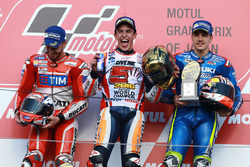 Марк Маркес, Repsol Honda Team, Андреа Довициозо, Ducati Team, Маверик Виньялес, Team Suzuki Ecstar