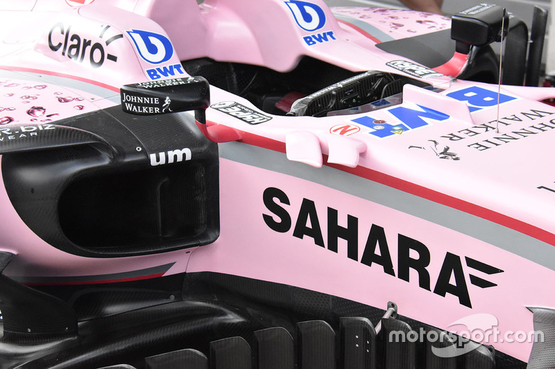 Детали средней части Force India VJM10