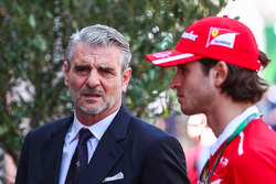 Maurizio Arrivabene, Ferrari-teambaas, Antonio Giovinazzi, Ferrari test- en reservecoureur