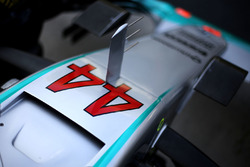 Mercedes AMG F1 W07 Hybrid Льюиса Хэмилтона, фрагмент