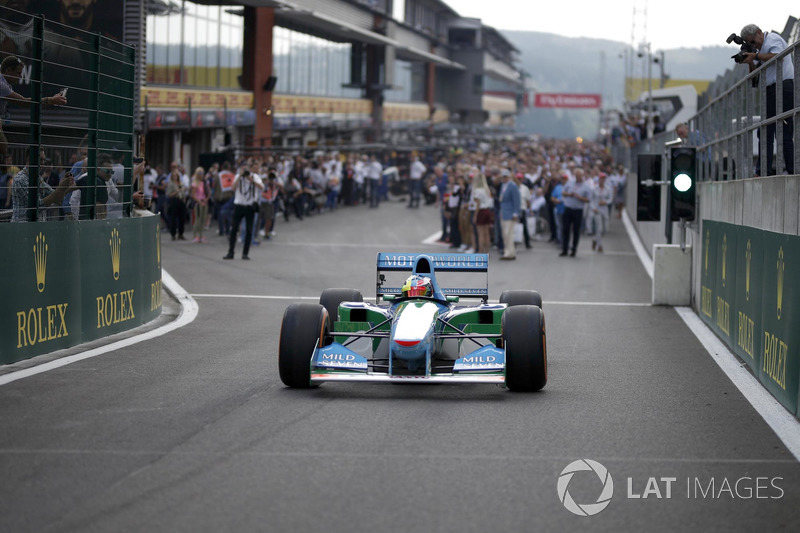 Mick Schumacher in the Benetton B194-5