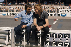 Bernie Ecclestone, dueño de Brabham team con Max Mosley, March Engineering team manager