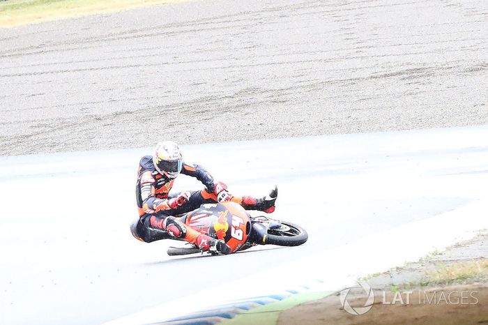 Choque de Bo Bendsneyder, Red Bull KTM Ajo