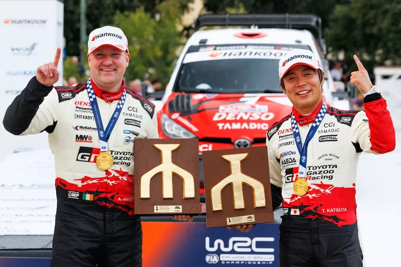 Takamoto Katsuta, Aaron Johnston, Toyota Gazoo Racing WRT Toyota GR Yaris Rally1