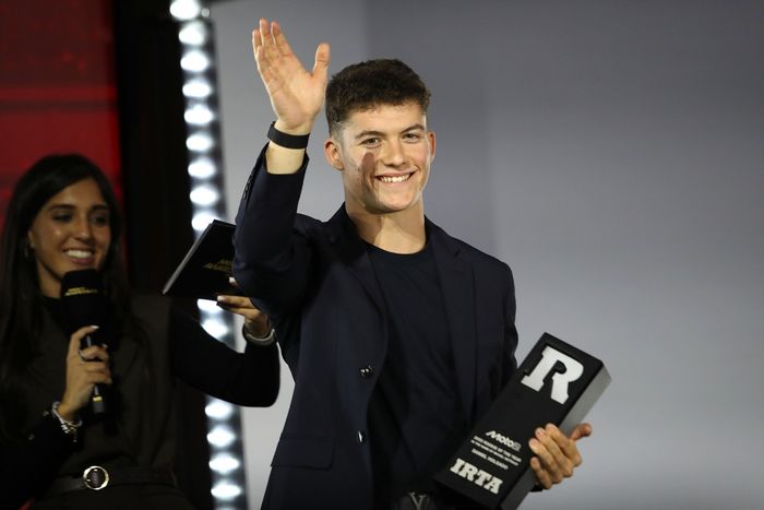 El español Daniel Holgado, Novato del Año de Moto2