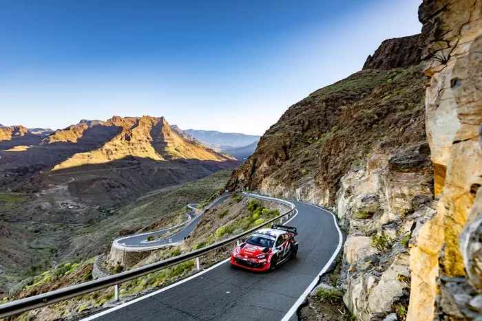 Oliver Solberg, Elliott Edmondson, Toyota Gazoo Racing WRT Toyota GR Yaris Rally1