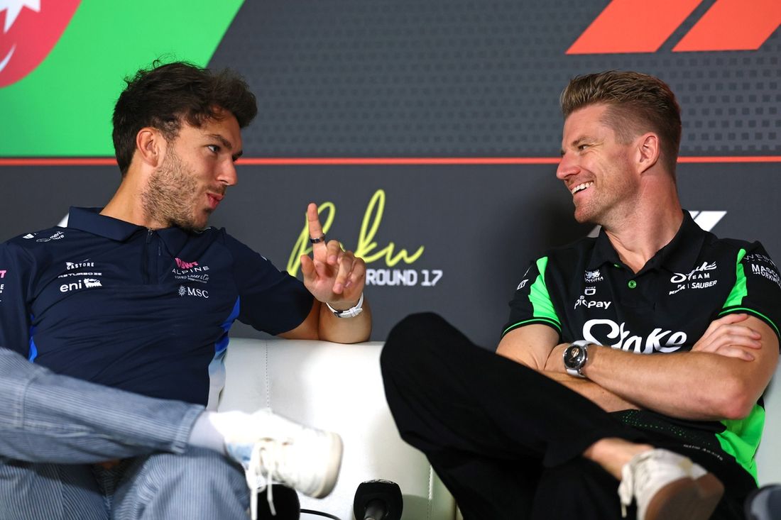 Nico Hulkenberg, Sauber, Pierre Gasly, Alpine