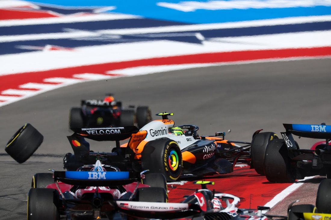 Lando Norris, accidente en McLaren