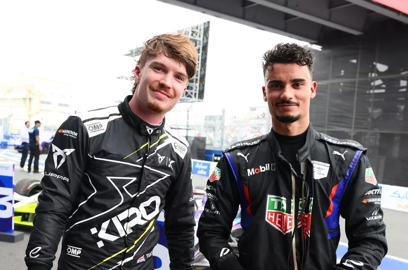 Dan Ticktum, Kiro Race Co, Pascal Wehrlein, TAG Heuer Porsche Formula E Team