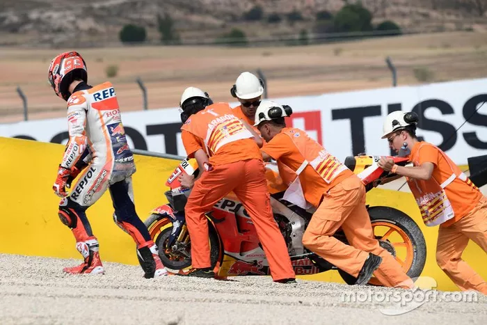 Accidente de Marc Márquez, Repsol Honda Team