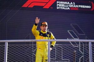 Podio: segundo lugar Charles Leclerc, Ferrari