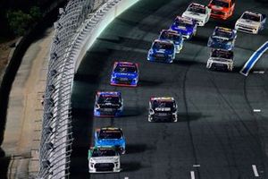 Corey Heim, TRICON Garage, Rootly Toyota Tundra and Carson Hocevar, Niece Motorsports, Worldwide Express Chevrolet Silverado