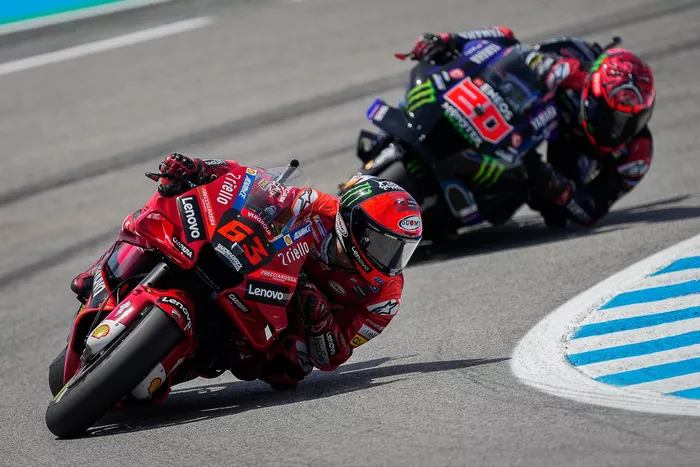 Francesco Bagnaia, Ducati Team, Fabio Quartararo, Yamaha Factory Racing