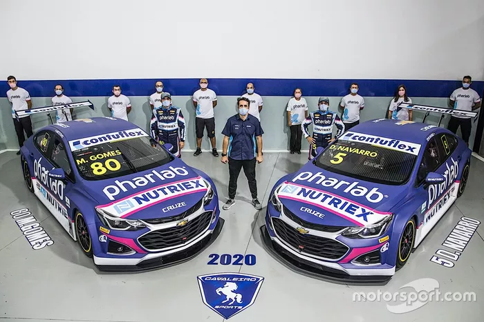 Lançamento dos carros da Cavaleiro Sports para a temporada 2020 da Stock Car, com Marcos Gomes e Denis Navarro