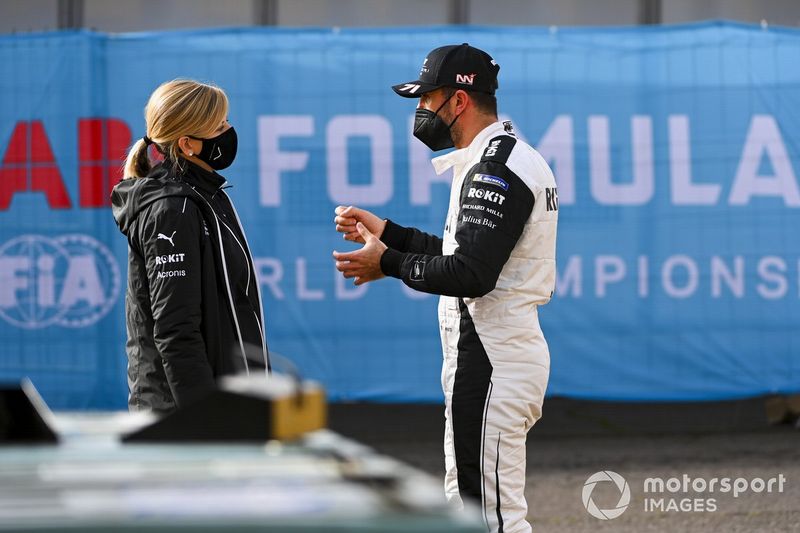 Susie Wolff, Team Principal, Venturi, con Norman Nato, Venturi Racing