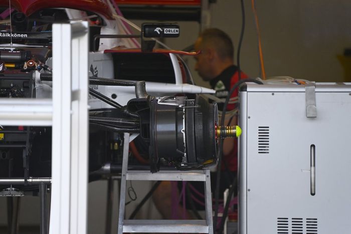 Detalle del Alfa Romeo Racing C41