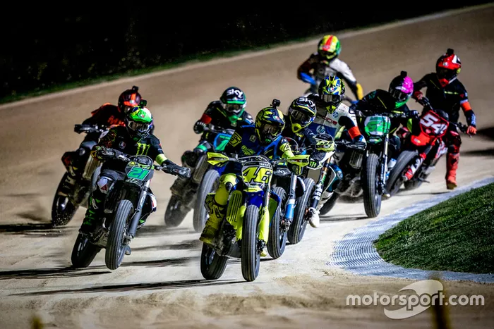 Valentino Rossi en acción