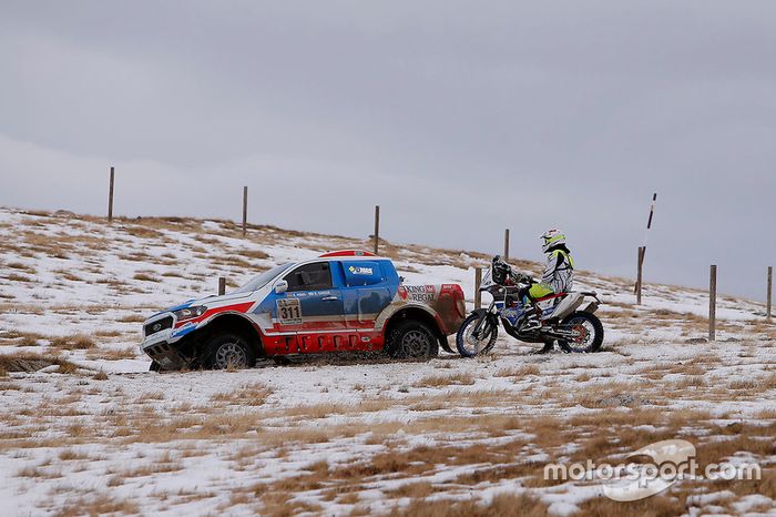 Xevi Pons y Rubén García, Ford South Racing, Cristian España, Team Pedrega KTM