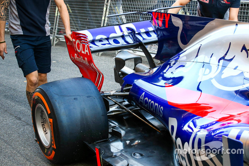 Arrière de la Scuderia Toro Rosso STR12