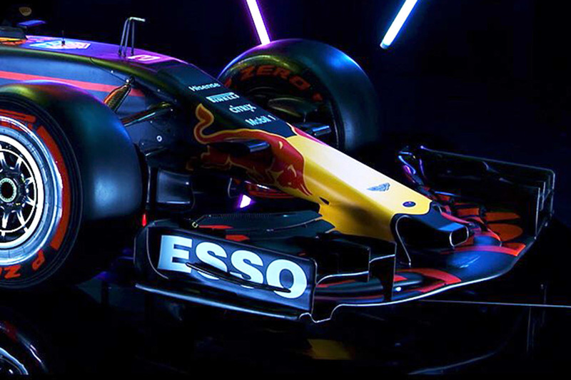 Red Bull Racing RB13, detalle del frente