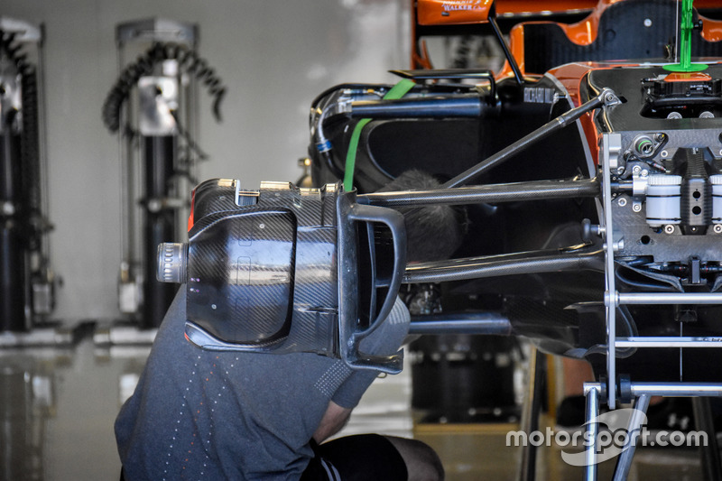 McLaren MCL32, detalle del freno