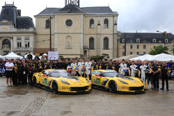 #63 Corvette Racing - GM Chevrolet Corvette C7-R: Jan Magnussen, Antonio Garcia, Ricky Taylor, #64 C