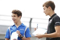 Lando Norris, Carlin et George Russell, ART Grand Prix