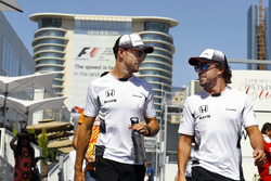 Fernando Alonso, McLaren, und Jenson Button, McLaren
