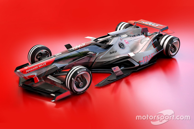 Haas F1 Team 2030 fantezi tasarım