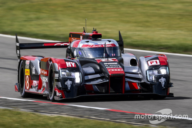 #8 Audi Sport Team Joest, Audi R18 e-tron quattro: Lucas di Grassi, Loic Duval, Oliver Jarvis