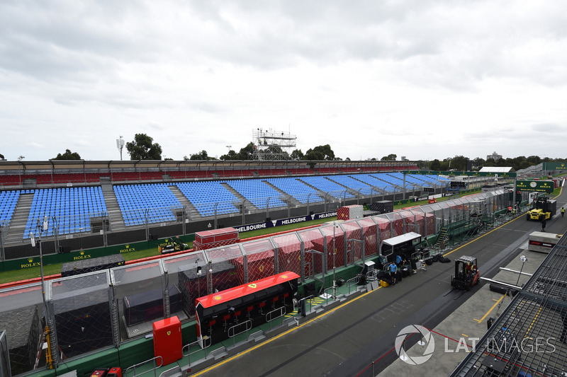 Pit lane