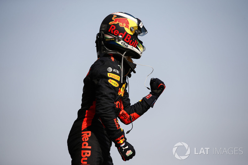 Le vainqueur Daniel Ricciardo, Red Bull Racing