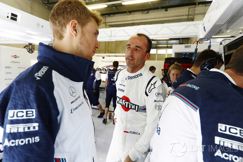 Robert Kubica, Williams Martini Racing, Sergey Sirotkin, Williams Racing