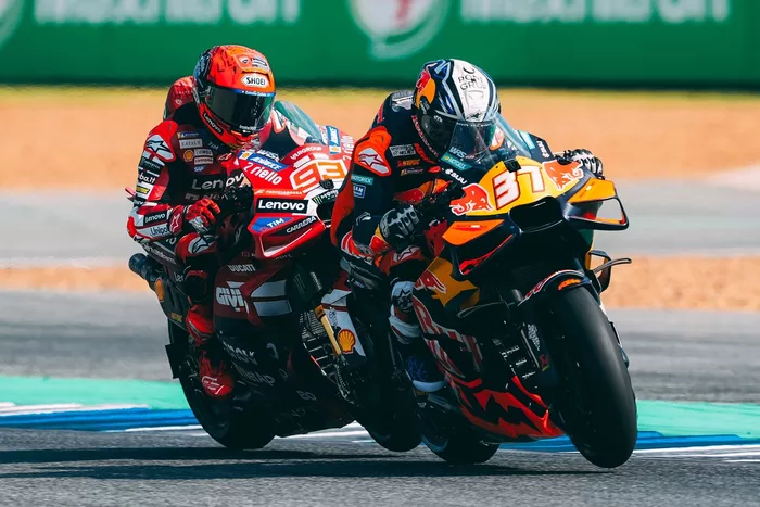 Pedro Acosta, Red Bull KTM Factory Racing, Marc Marquez, Ducati Team