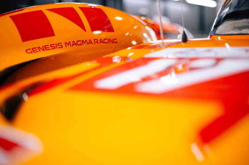 La livrée de la Genesis Magma Racing GMR-001 pour les 24 Heures du Mans