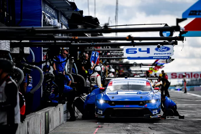 #64 Ford Racing Ford Mustang GT3: Ben Barker, Dennis Olsen, Christopher Mies