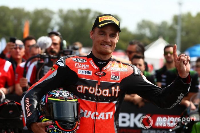 Chaz Davies, Aruba.it Racing-Ducati Team pole