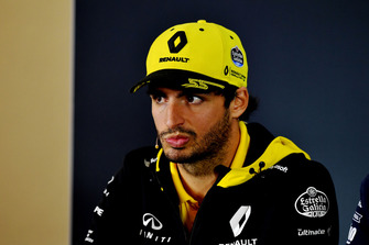 Carlos Sainz Jr., Renault Sport F1 Team, lors de la conférence de presse