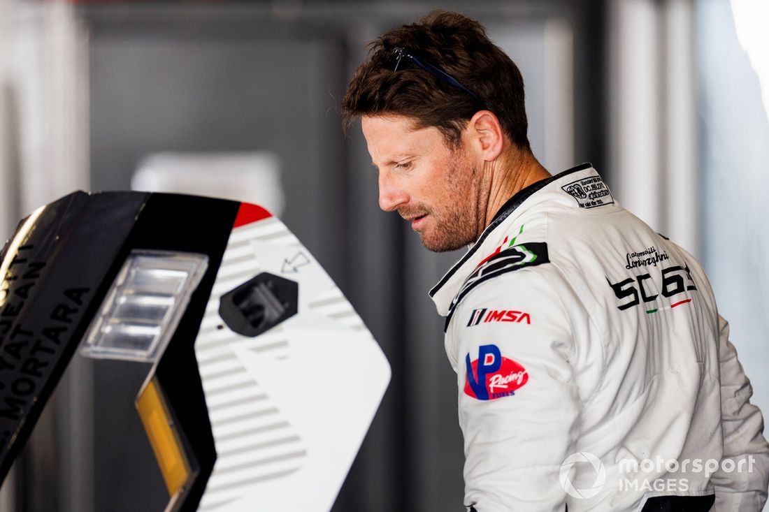 #63 Automobili Lamborghini Squadra Corse Lamborghini SC63: Romain Grosjean