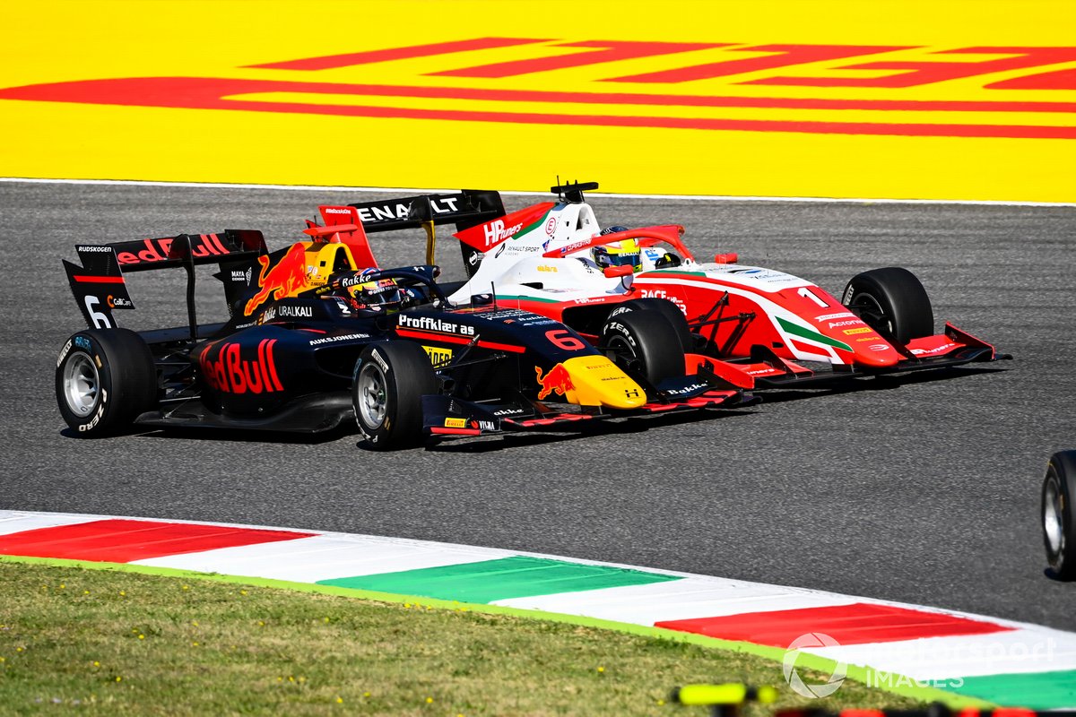 Dennis Hauger, Hitech Grand Prix and Oscar Piastri, Prema Racing 