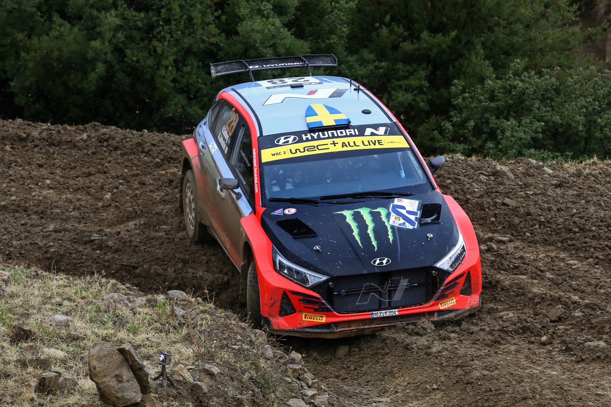 Oliver Solberg, Aaron Johnston, Hyundai Motorsport Hyundai i20 N Rally2