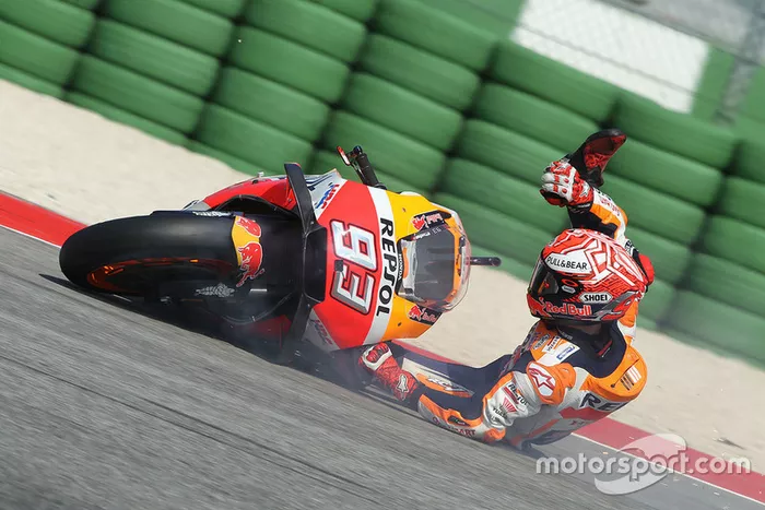 Marc Marquez, Repsol Honda Team crash