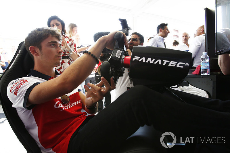 Charles Leclerc, Sauber al simulatore