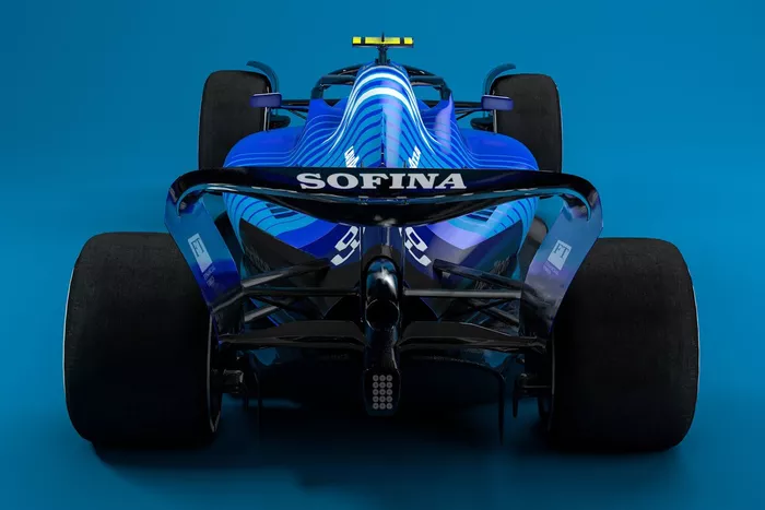 Boceto del Williams F1 para 2022