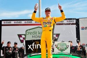 Race winner Kyle Busch, Joe Gibbs Racing, Toyota Supra