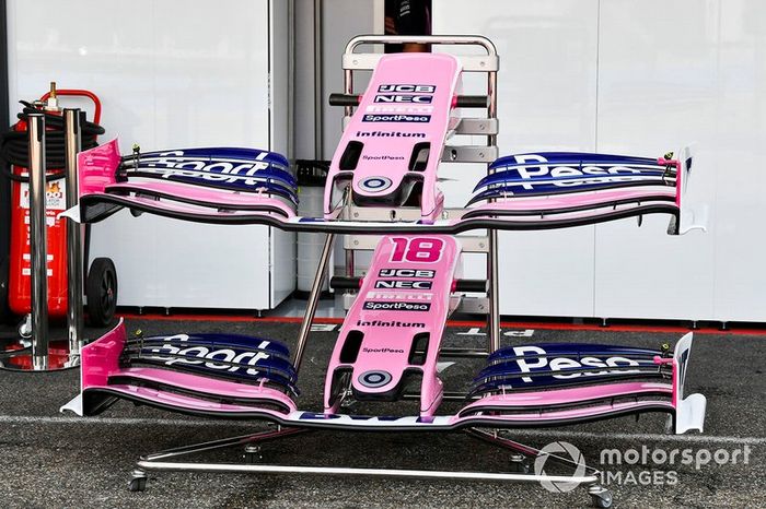 Alerón delantero del Racing Point RP19 