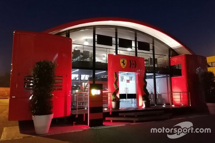 El motorhome de Ferrari