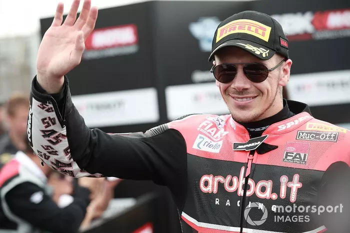 Second place Scott Redding, Aruba.it Racing Ducati