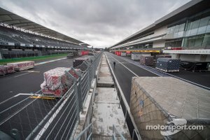 Preparativos para la F1 en el Autódromo Hermanos Rodríguez