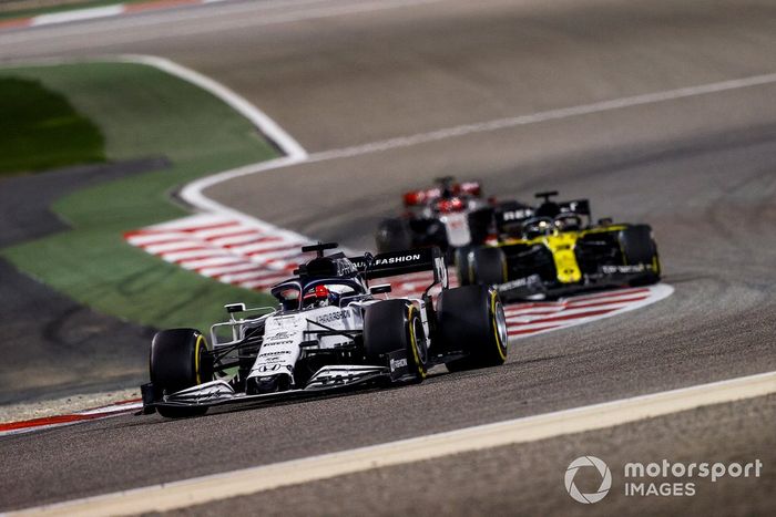 Daniil Kvyat, AlphaTauri AT01, Daniel Ricciardo, Renault F1 Team R.S.20, Pietro Fittipaldi, Haas F1 Haas VF-20